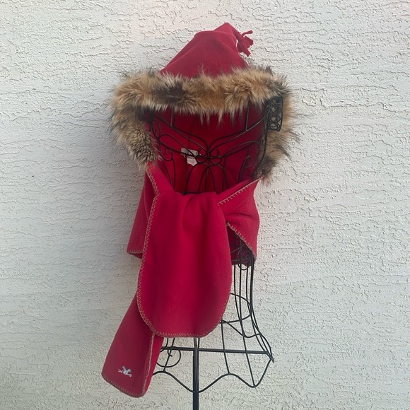 Vintage Inuk Hood /Scarf Combo Fur Trim - Picture 1 of 10